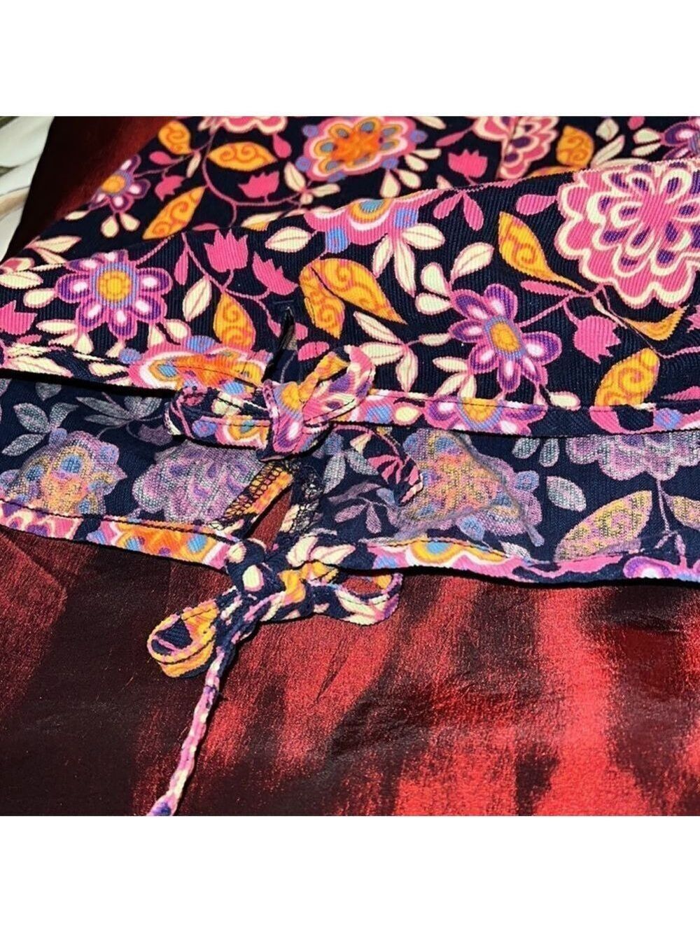 HANNA ANDERSSON girls corduroy autumn floral dress. Size 110 (5) - Picture 6 of 8